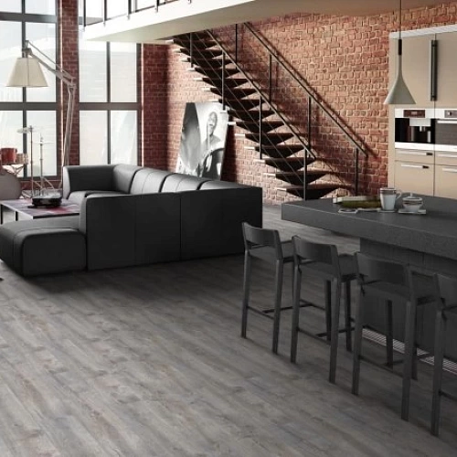 ДУБ ЭФФЕКТ СВЕТЛО СЕРЫЙ ЛАМИНАТ  TARKETT  ESTETICA ламинат для пола